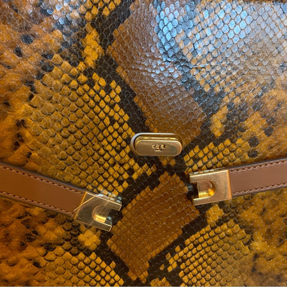 Tory Burch Limited Edition Lee Radziwill Exotic Double Bag - NWT - Picture 2 of 5